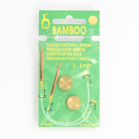 Embout pour cable pour bambou col or