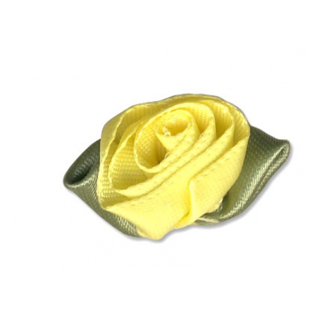 Fleur grand modle x 10 jaune/vert