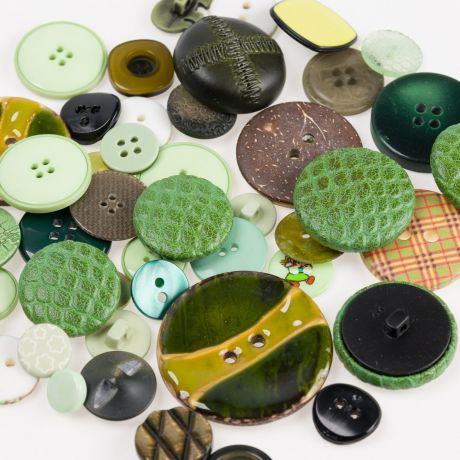 Lot boutons vert