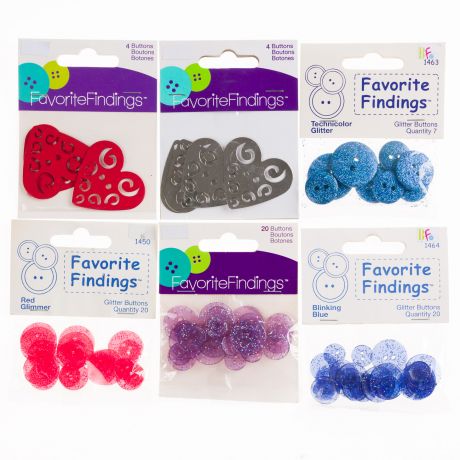 Assortiment de cartes de boutons