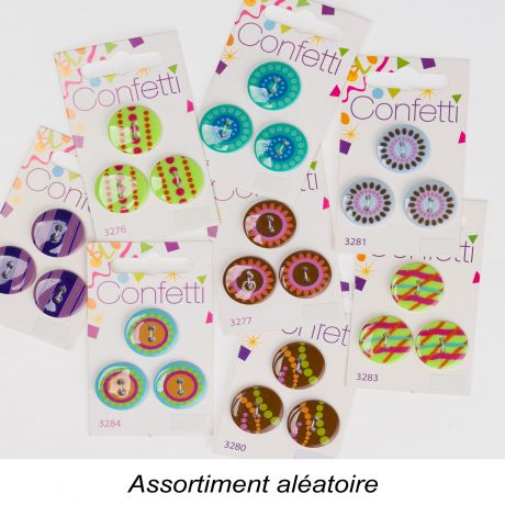 Assortiment de 8 cartes de boutons