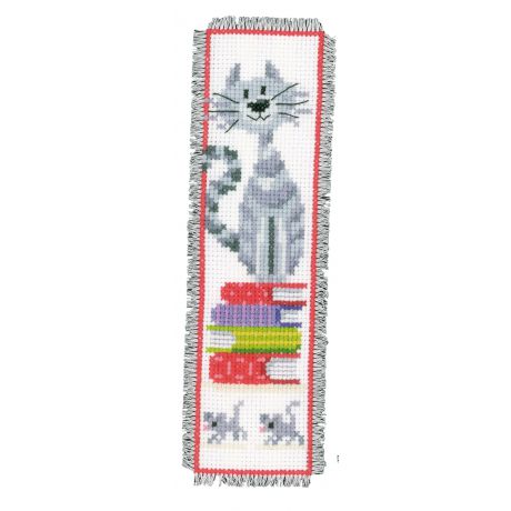 Kit marque-page broderie point compt