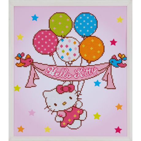 kit Diamond painting Hello Kitty ballon 37x44 cm