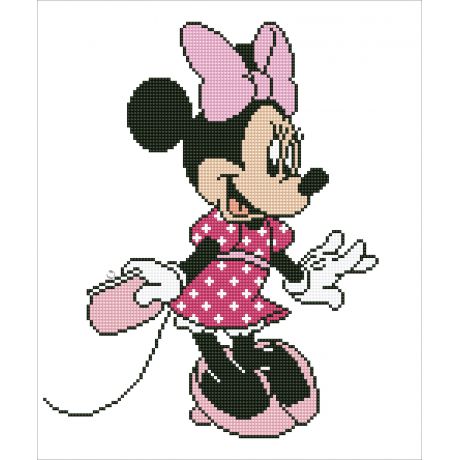 kit Diamond painting Disney Minnie 35x42 cm