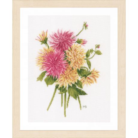 Kit au point compt dahlias