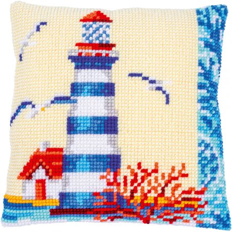 Kit coussin au point de croix phare