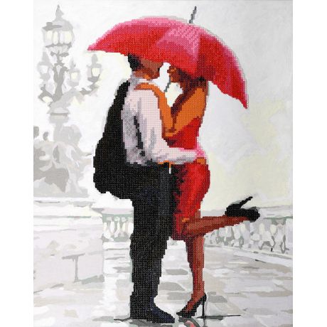 Ipaint & dot kit couple avec parapluie