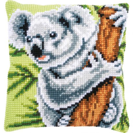 Kit coussin au point de croix koala