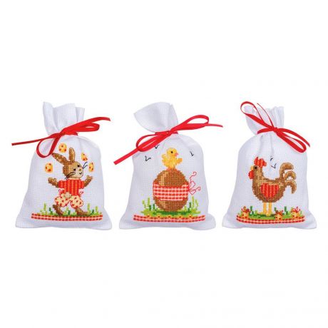 Kit sachet Vervaco Animaux de Pques lot de 3