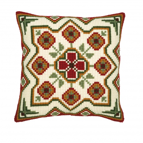 Coussin point de croix 40/40cm