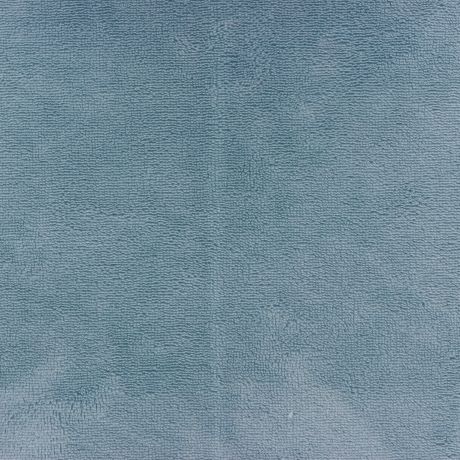 Tissu ponge microfibre bambou bleu paon