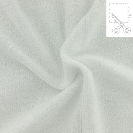 Coupon ponge bambou blanc 100x150 cm