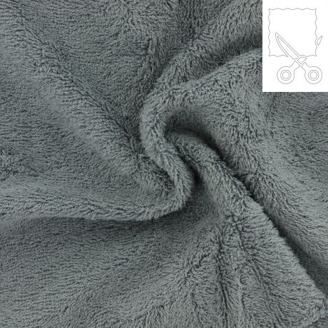 Coupon ponge bambou gris 100x150 cm