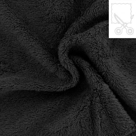 Coupon ponge bambou noir 100x150 cm