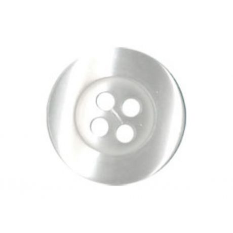 Bouton couture chemise nacré