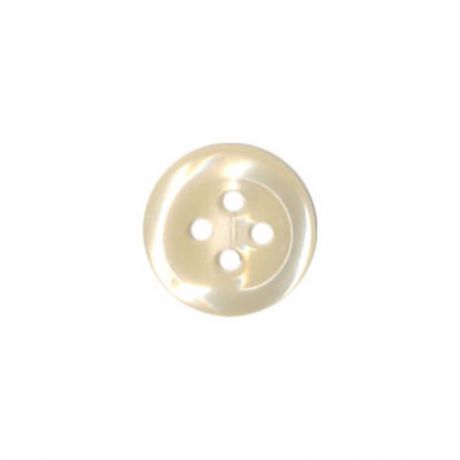 Bouton couture chemise nacré