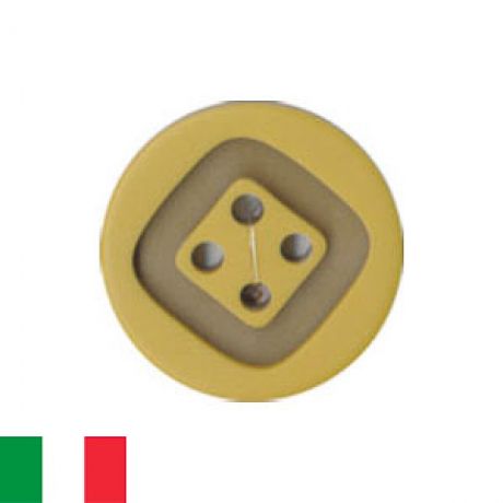 Bouton 4 trous bicolore