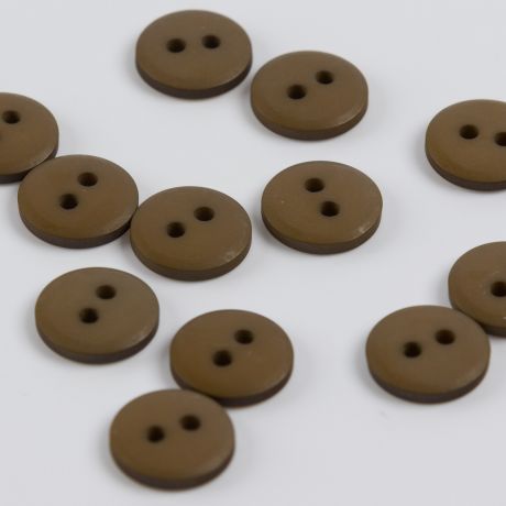 Bouton couture polyester mat