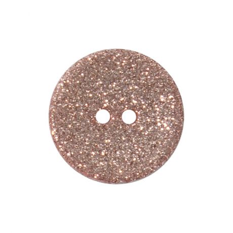 Bouton nacre river shell 18mm rose