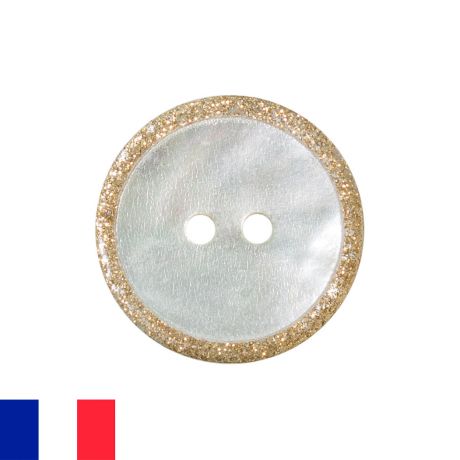 Bouton nacre 18mm