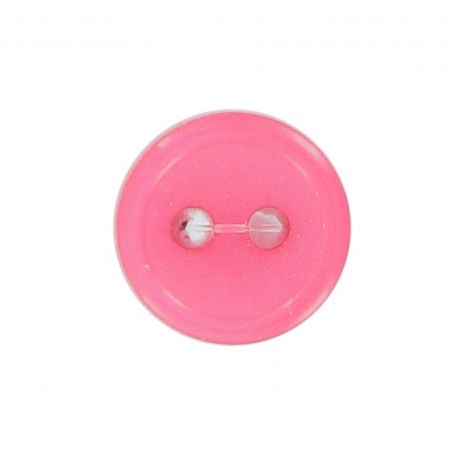Bouton brillant 2 trous