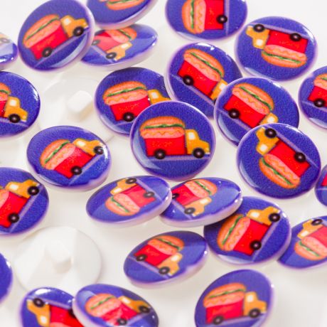 Bouton enfant camion