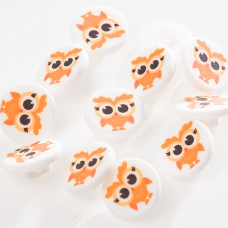 Bouton enfant chouette