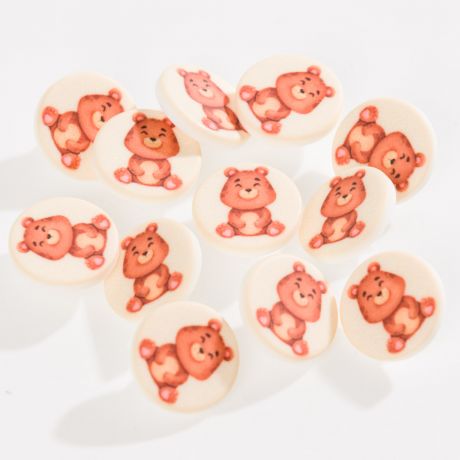 Bouton enfant ours