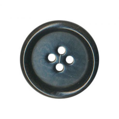 Bouton couture noir costume en corozo