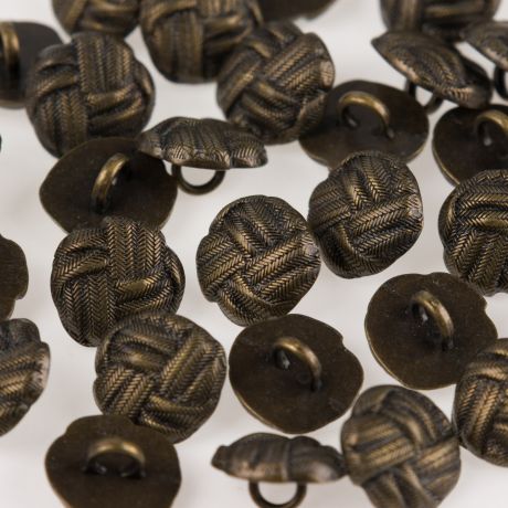 Bouton mtal type noeud  queue