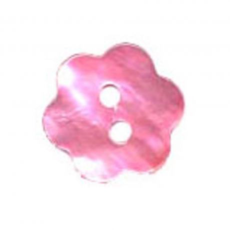 Bouton nacre fleur