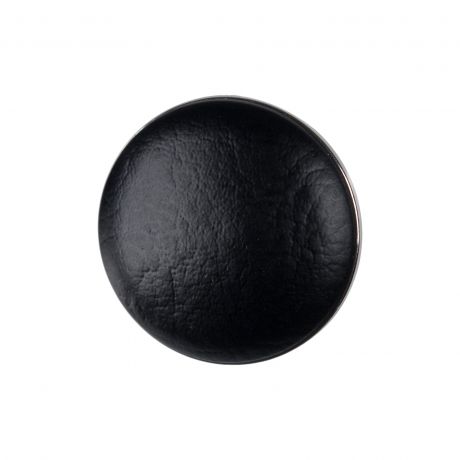 Bouton aspect cuir � queue