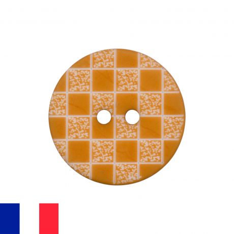 Bouton damier � trous