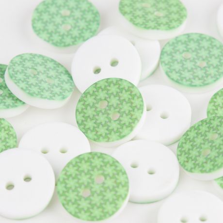 Bouton �toile � trous