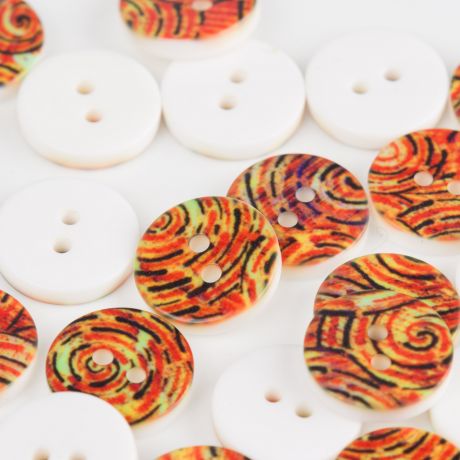 Bouton fantaisie � trous