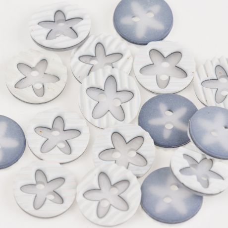 Bouton �toile � trous