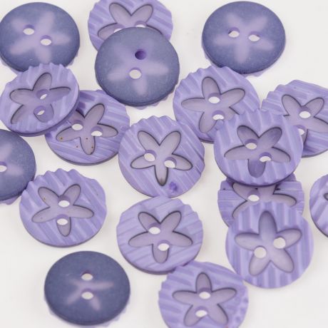 Bouton �toile � trous