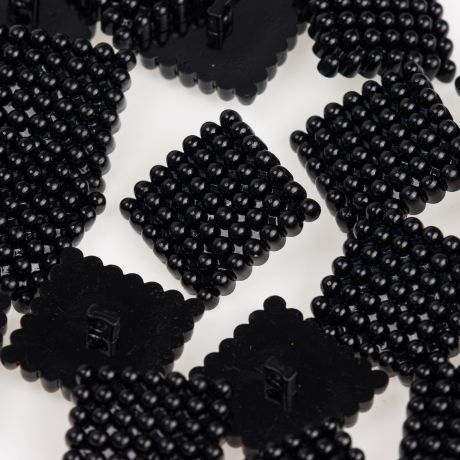 Bouton bulles carr� fantaisie