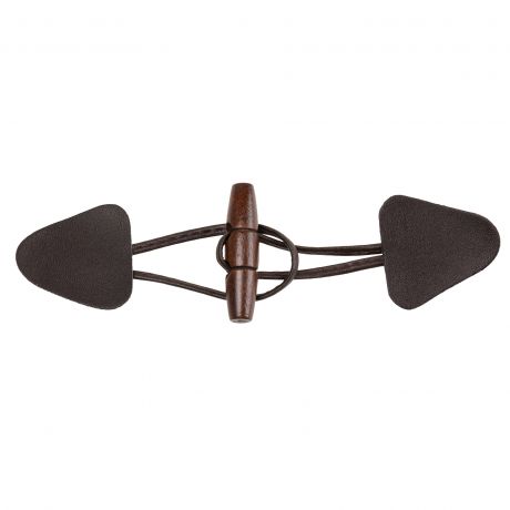 Brandebourg imitation cuir b�chette de 45mm marron