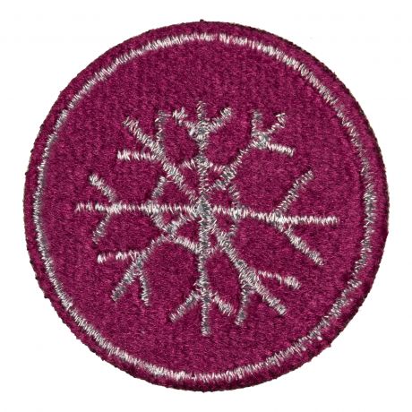 Thermocollant et autocollant flocon 3,8 cm