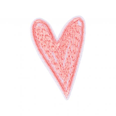 Thermocollant cœur rose