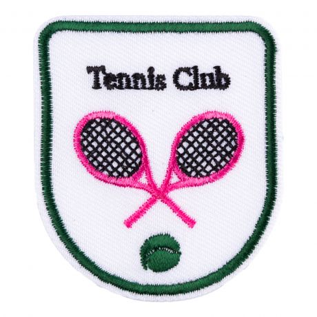 Thermocollant et autocollant Tennis club