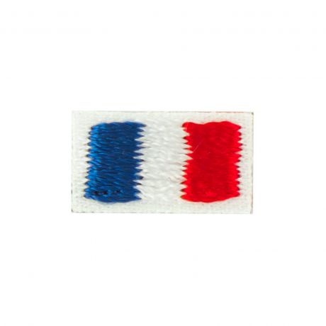 Thermocollant France, bleu blanc rouge 1,2x0,6cm