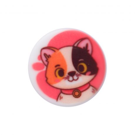 Bouton enfant à queue chat