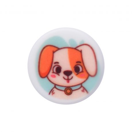 Bouton enfant à queue chien