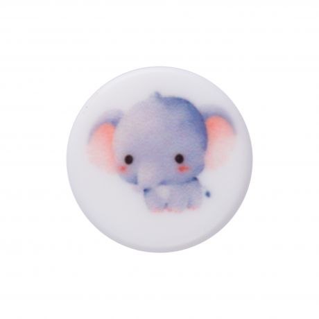Bouton enfant à queue éléphant
