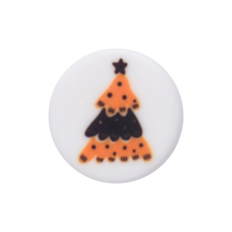Bouton illustré Noël