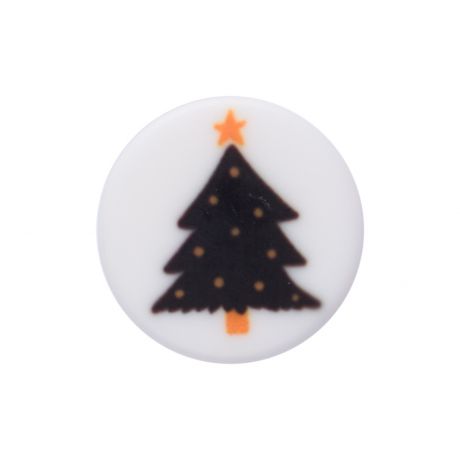 Bouton illustré Noël