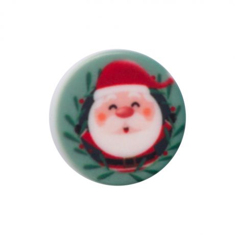 Bouton illustré Noël