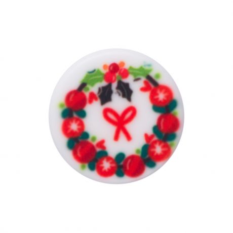 Bouton illustré Noël